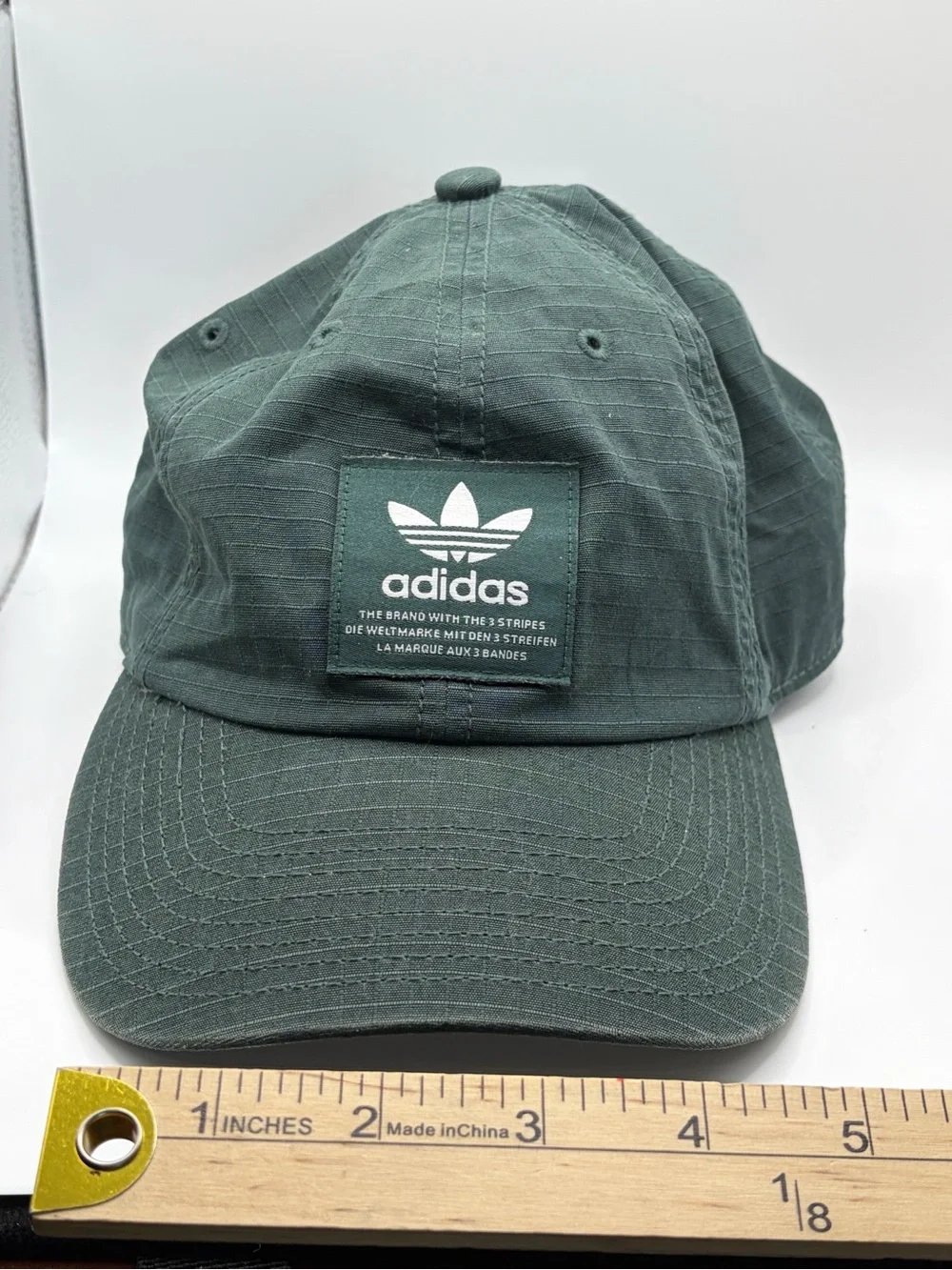 Adidas Originals Rewind Relaxed Adjustable Strapback Hat OS Trefoil Logo Green